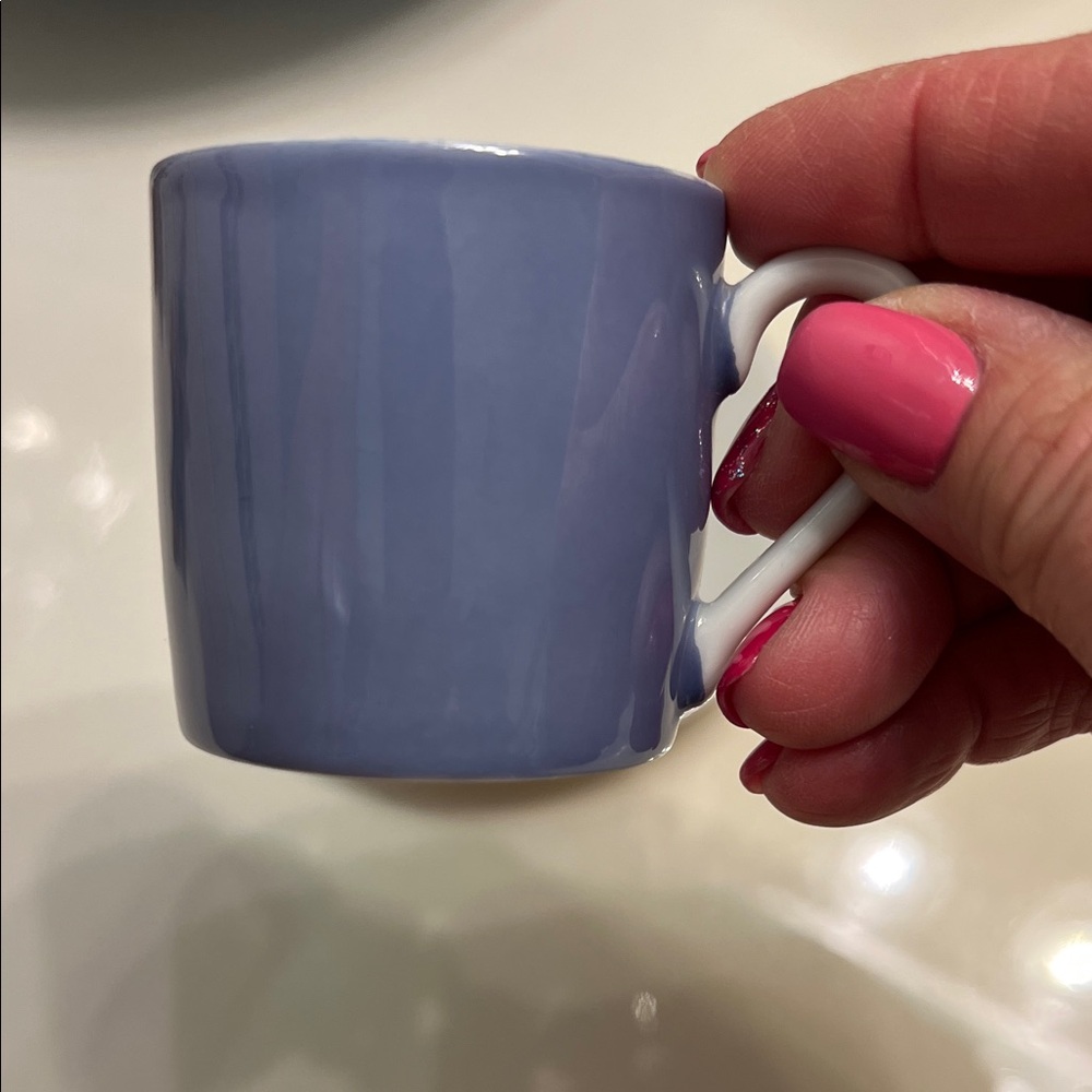 Porcelain Espresso Cup and Saucer Set - Picture 3 of 3